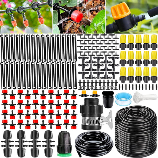 Kit d'arrosage goutte à goutte – 263 pièces, 40m, 10m