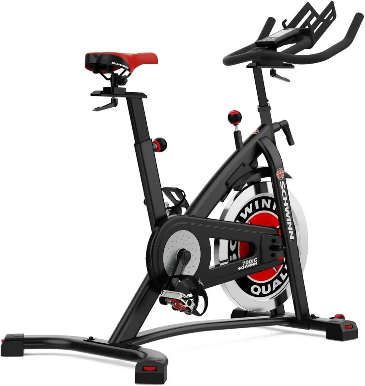 Vélo d'Appartement Intérieur Silencieux Schwinn Série IC3.5 & 700IC avec Pédales SPD, Entraînement Connecté et Libre
