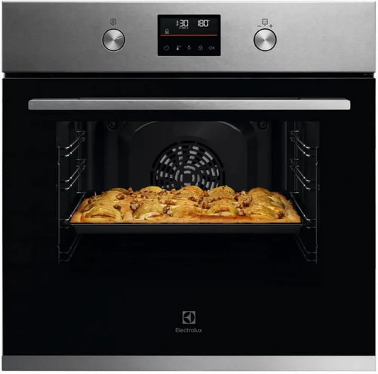 Four encastrable Electrolux multifonction 65L 60cm A+ avec pyrolyse en inox